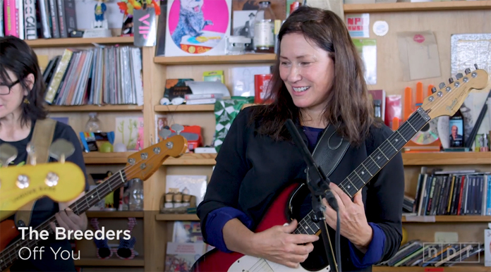 Watch The Breeders Perform A Tiny Desk Concert For Npr Under The